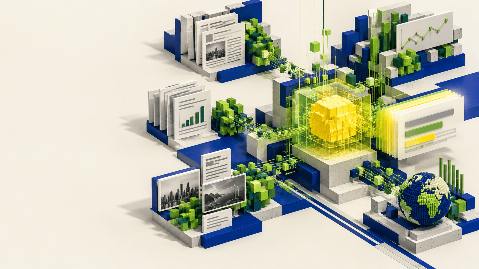 Ecossistema de conteúdo, dados e inteligência artificial do GuiaGEO